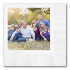 Coined-Edged Single Shot Photo Napkins