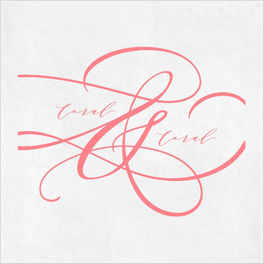 Intricately Elegant Love Embraced Napkins