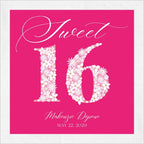 Full Color Sweet "Blooming" 16 Napkins