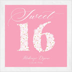 Full Color Sweet "Blooming" 16 Napkins