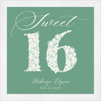 Full Color Sweet "Blooming" 16 Napkins