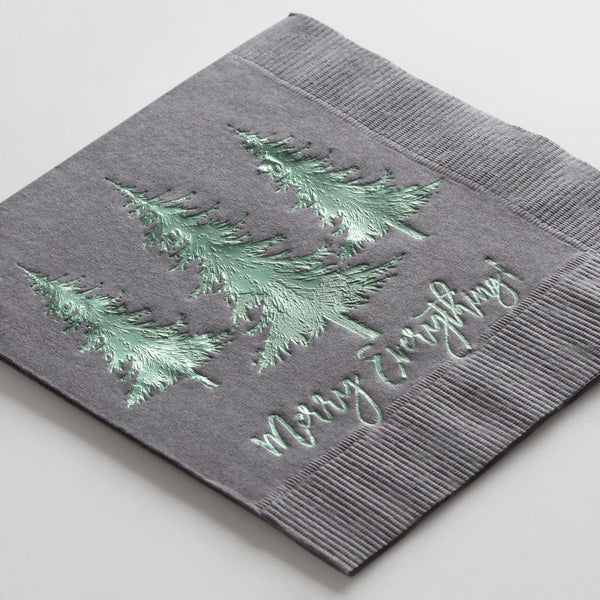 Steel Napkin / Sage Foil
